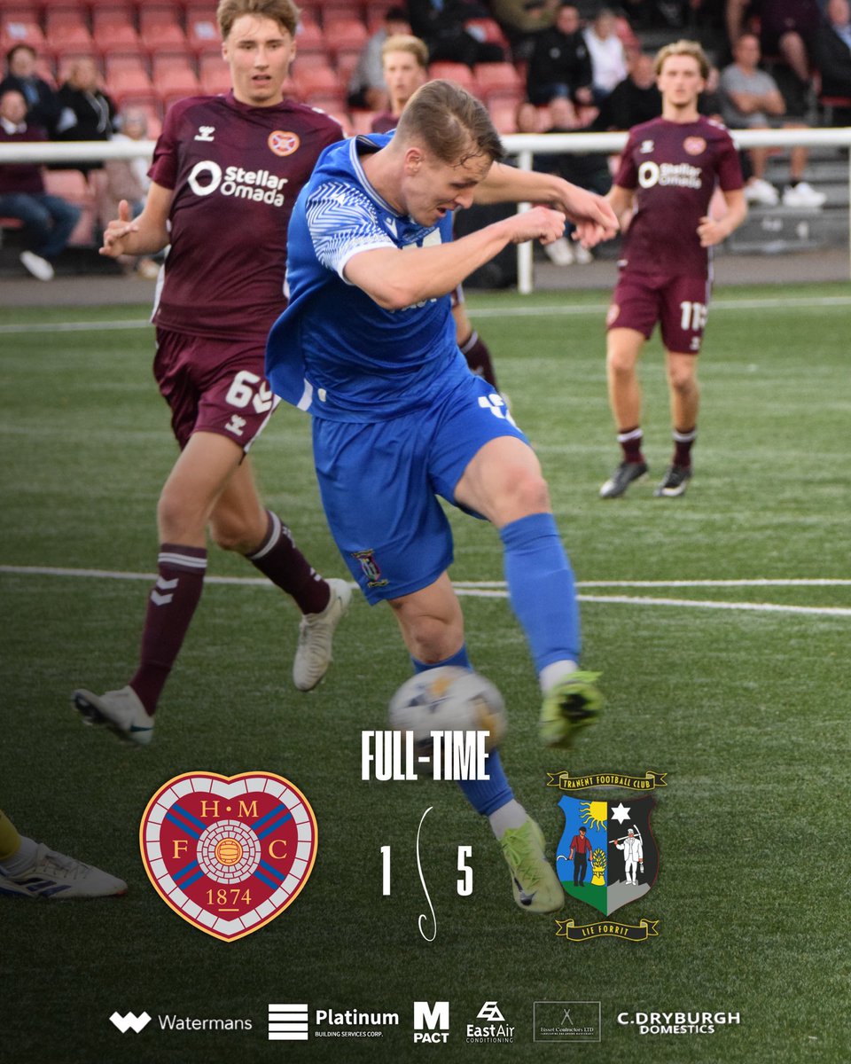 TranentFC's tweet image. Full-Time | Hearts B 1-5 Tranent
A fantastic evening of football, as we put on a show for the traveling fans and pick up all three points! โ
#TheBelters ๐ฑ๐ป #LieForrit
