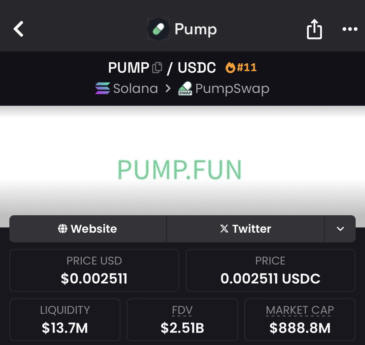 D4Lkillsjeets's tweet image. Sped $Pump here with SIZE 

10B soon