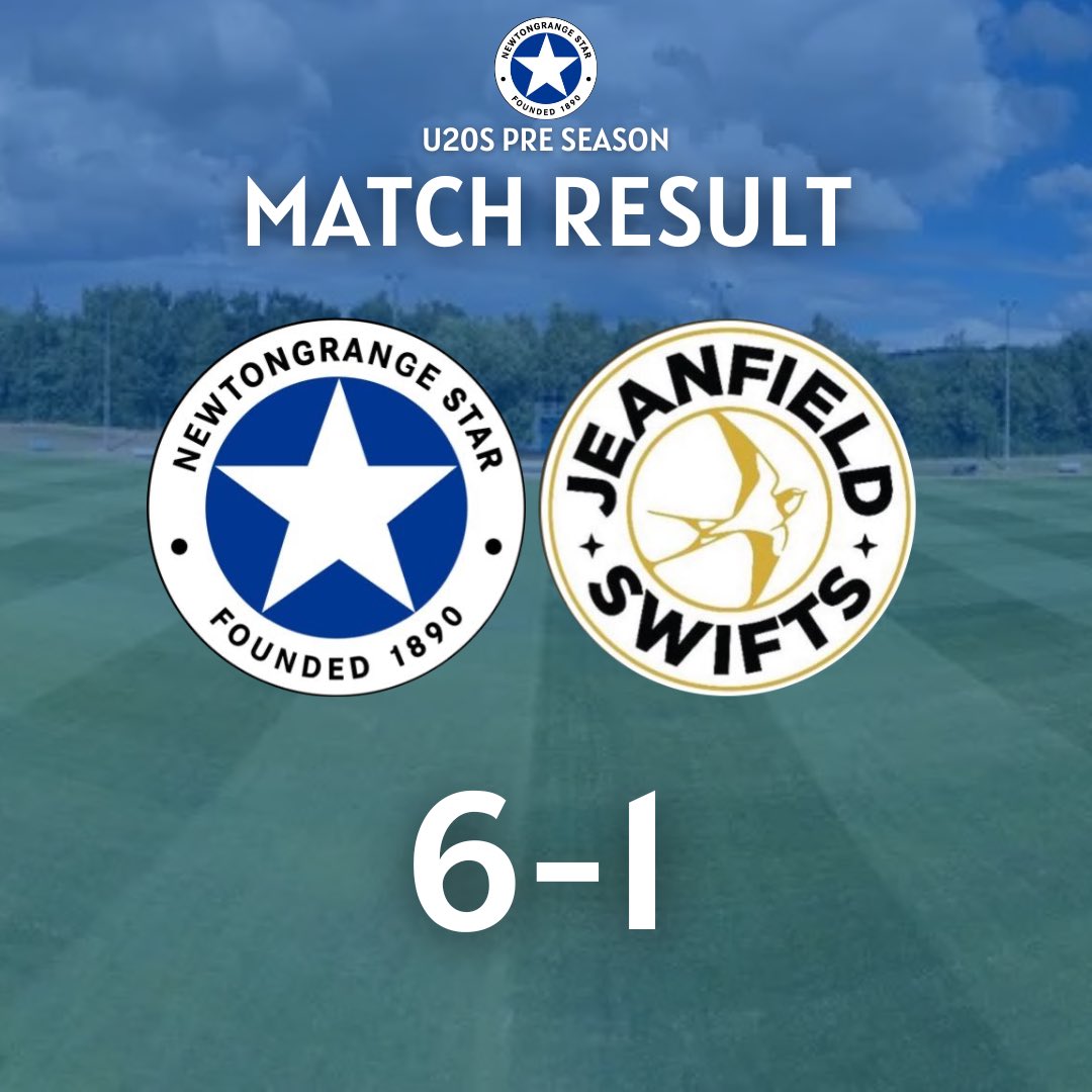 Nittenstar_u20s's tweet image. PRE SEASON RESULT:
Great performance from the boys in a really competitive game. All the best to @JeanfieldU20 for their season ahead.
Goals-
Trialist
Sam Holmes x3
Brian Baidoo
OG