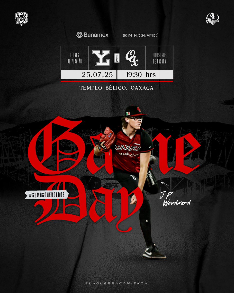 GuerrerosOax's tweet image. ¡DÍA DE JUEGO EN EL “EDUARDO VASCONCELOS”!⚔️🔥
Hoy comenzamos nuestra Penúltima Serie de la Temporada Regular en casa 🤩
🗣️¡Necesitamos el apoyo de TODA la Tropa!
🎟️ Taquilla abiertas a partir de las 2:00 p.m.⏰
💻 Boletomovil: bit.ly/4m7poS7
#LaGuerraComienza…
