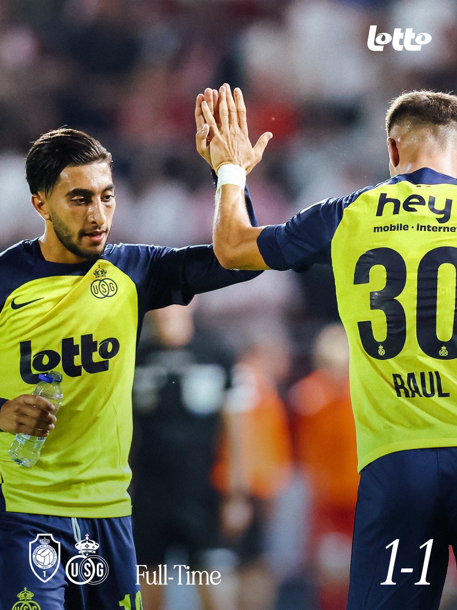 UnionStGilloise's tweet image. A solid second half earns us a point on MD1. ✊