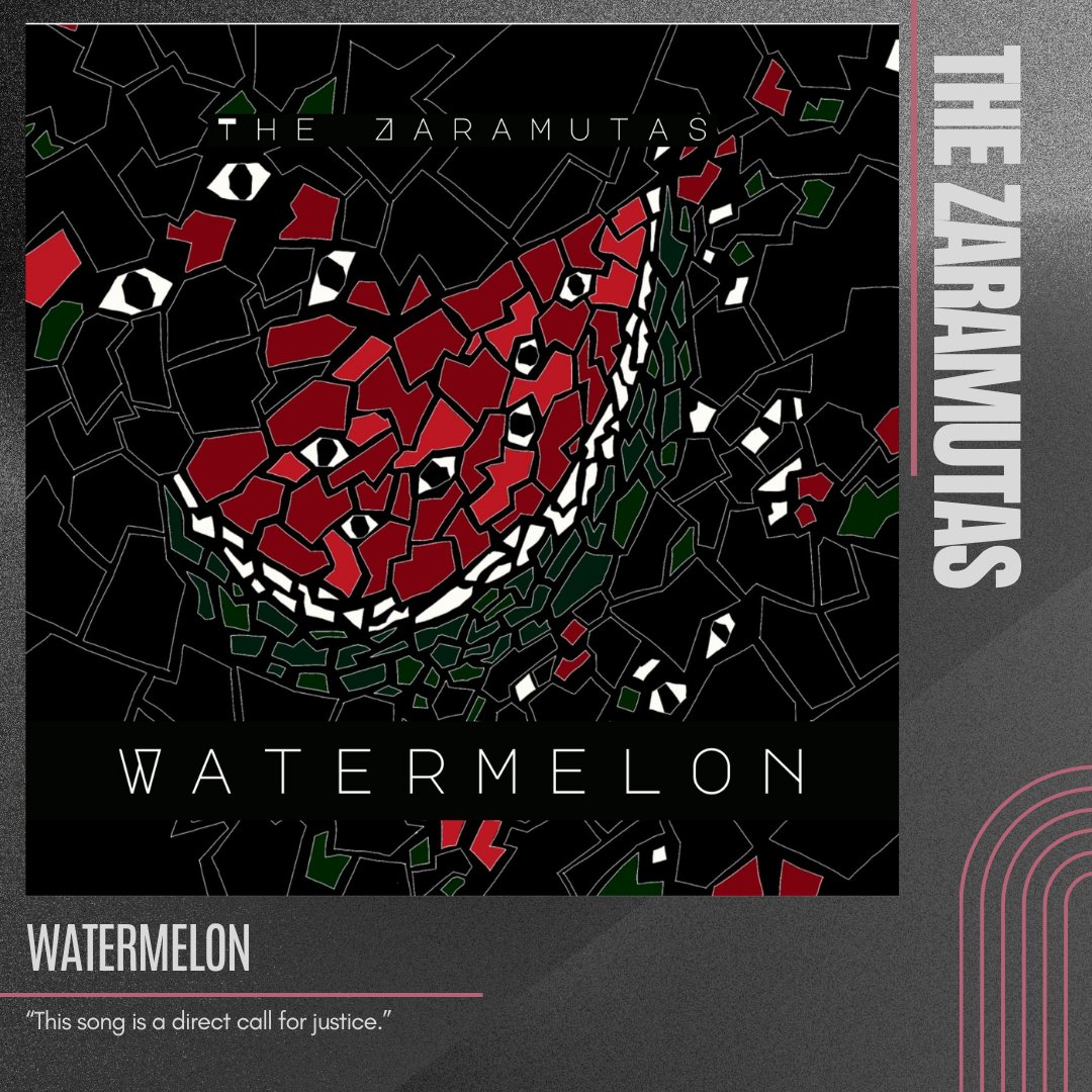 Watermelon by The Zaramutas.

“This song is a direct call for justice.”
.
.
#projecttimbre #musicreview #blog #newmusic #watermelon #thezaramutas #altrock #rockmusic
