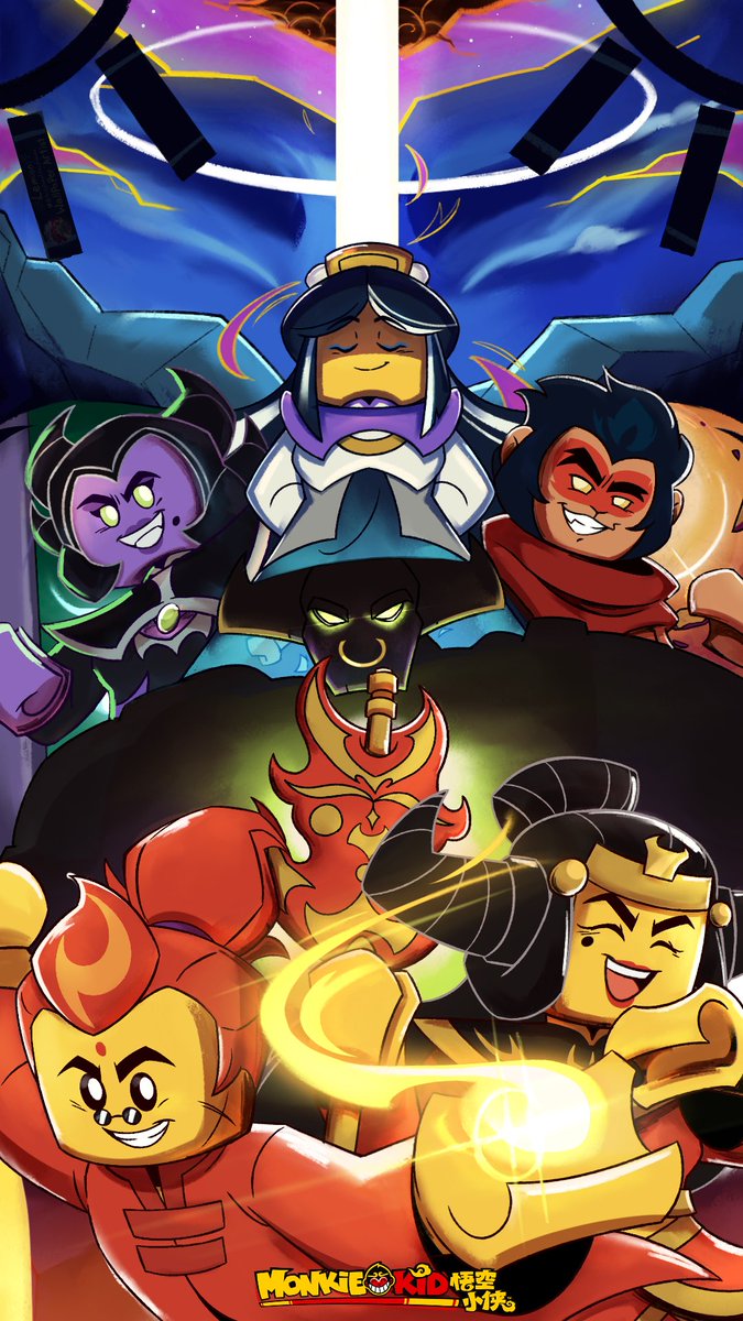 luvlylemy's tweet photo. finally ... im so excited to show my work for @LMKVillainsZine !!! 🥹🥹 i worked very hards on it 

#LMKVillainsZine #LEGOMonkieKid #legomonkiekidfanart https://t.co/wA4S04Dd5D