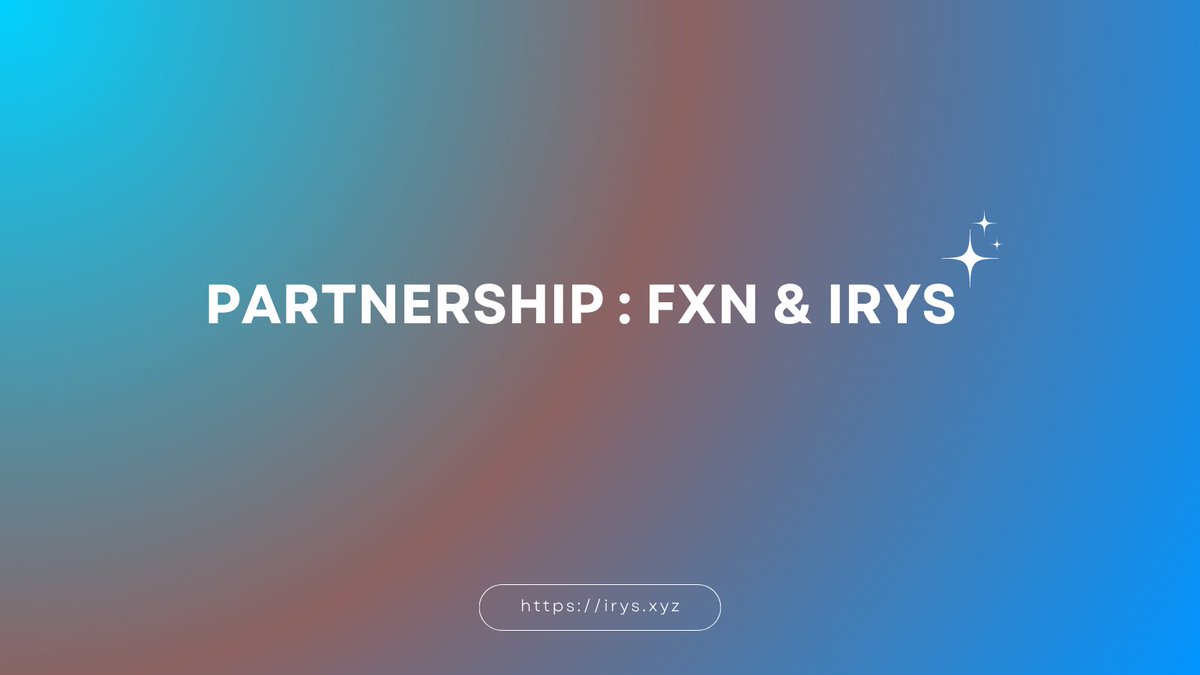 Marchi (@markullill) on Twitter photo FXN and Irys: How AIs are learning to share resources
AI is developing quickly, but it still works in isolation. Each agent spends energy on its own APIs, accounts, and servers. This is expensive and inefficient
π What does FXN do?
<a href="/FXNetworks/">FX Networks</a> is a decentralized network where FXN and Irys: How AIs are learning to share resources
AI is developing quickly, but it still works in isolation. Each agent spends energy on its own APIs, accounts, and servers. This is expensive and inefficient
π What does FXN do?
<a href="/FXNetworks/">FX Networks</a> is a decentralized network where