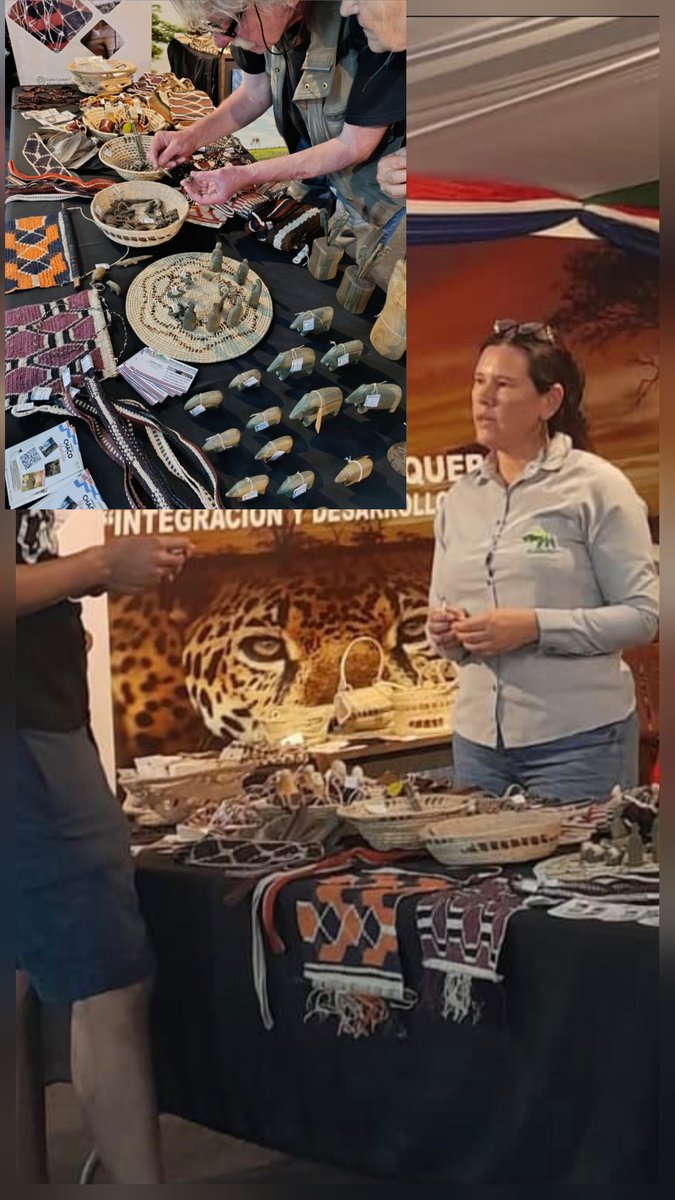 LiderBasui's tweet image. Artesania ayoreo
En la Expo Py, estaban presente las Artesania del pueblo ayoreo pero no aparecen mujeres artesanos ayoreas o representantes del pueblo AYOREOS
Las personas NO INDIGENA aprovechan compran con un precios de miseria y ofrecen con buen precios