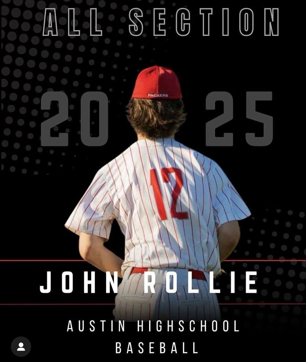 Ahs_Baseball23's tweet image. Congrats on John Rollie’s All Conference Selection! John is a RHP/INF who is uncommitted!