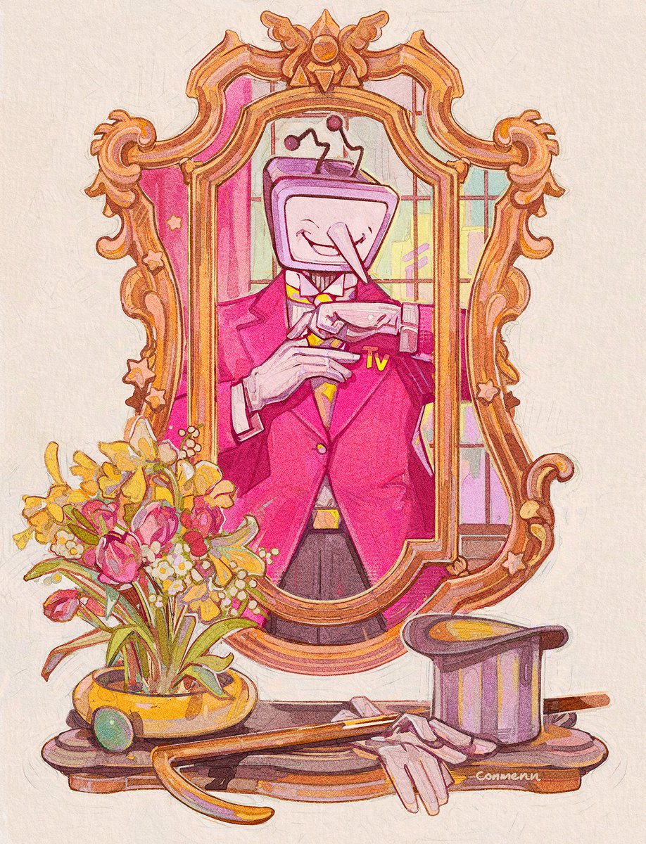 mr tenna primping in the mirror !!