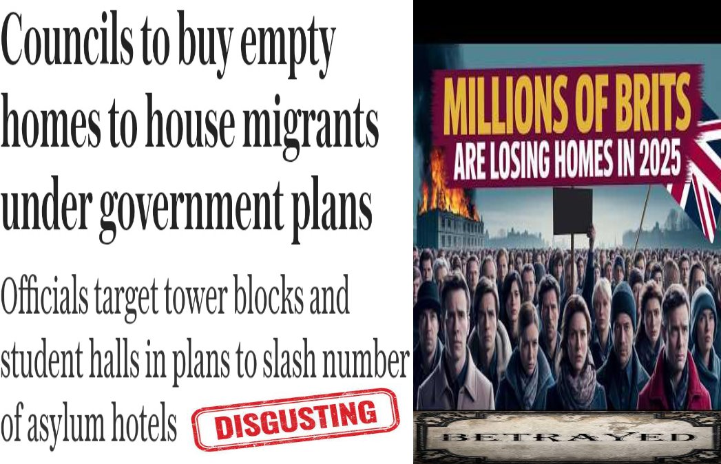 mbga_uk's tweet image. Illegal Migrants To Housed Under Labour Plans To Buy Or Lease Housing.
Data shows there are 700,000 empty homes , inc 93,600 in London, 35,000 in Birmingham, Leeds & Liverpool
Yet more Brits have lost or losing homes
And more greenbelt dug up across the UK
express.co.uk/news/uk/208712…