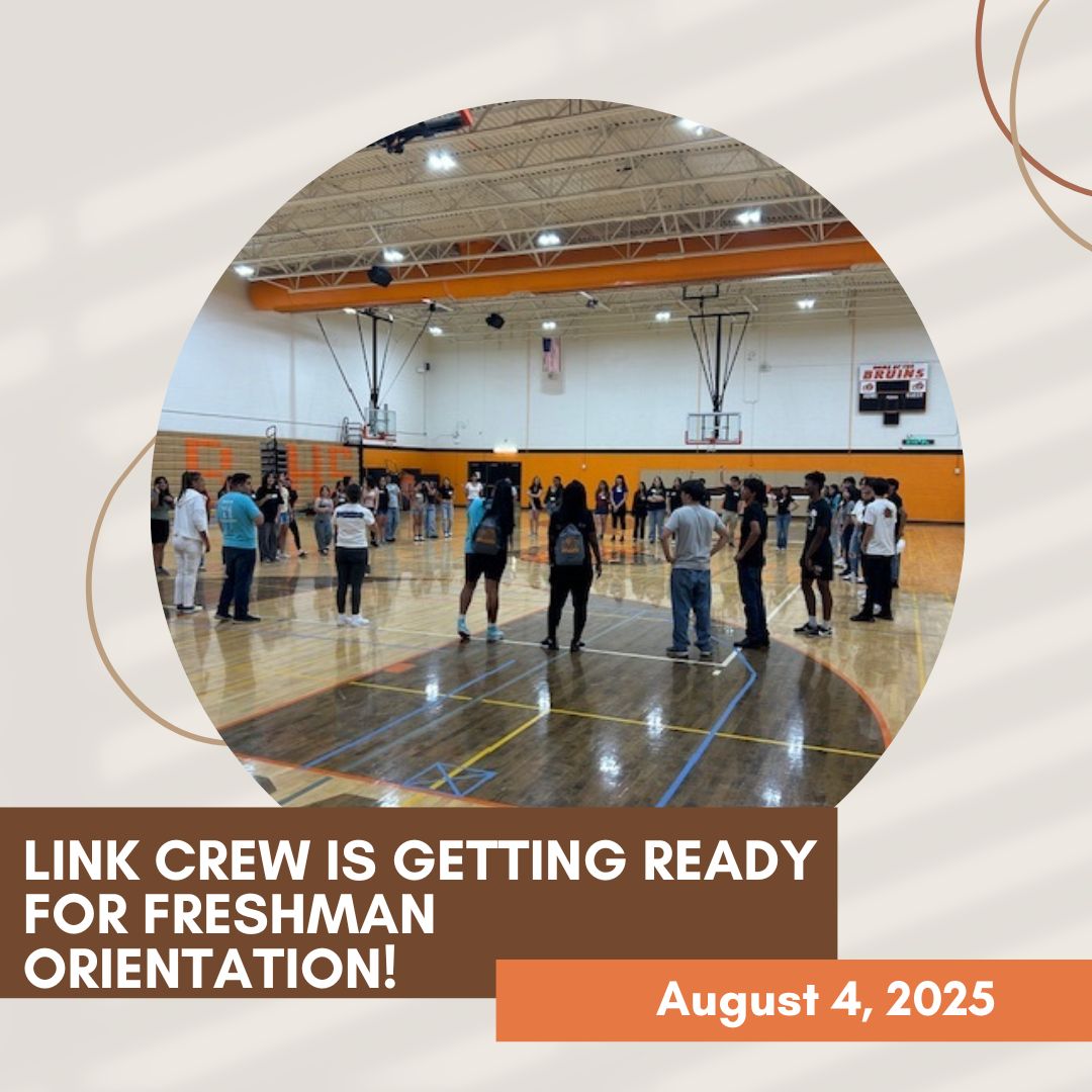 TGB Link Crew is getting ready for the Class of 2029.  We are excited to welcome our new freshmen during orientation on August 4th.  #onceabruinalwaysabruin #strongertogether #tgbrocks