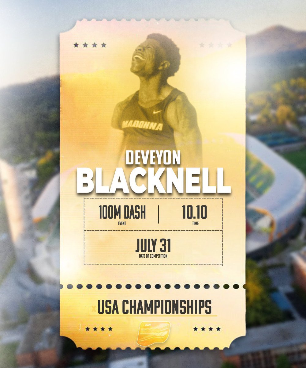 MUCrusadersXCTF's tweet image. Congrats to our alum, 11x All-American and Individual National Champion Deveyon Blacknell (’21–’24), on qualifying for the USA Championships‼️

#CrusaderNation
