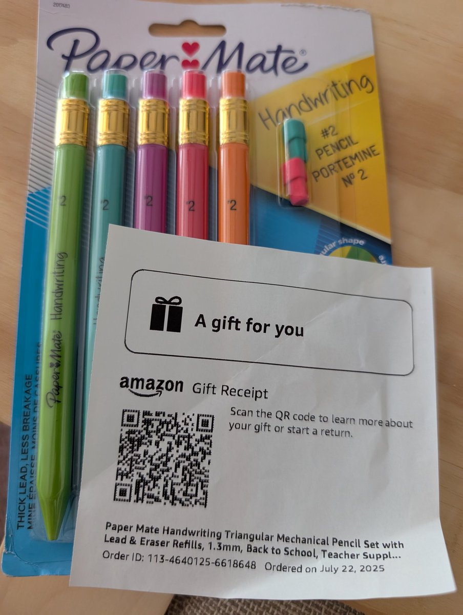 MrsPteaches2016's tweet image. Thank you for the surprise from an anonymous donor!! I wish there was a name or handle so I could properly thank this person. These will help my students who still need assistance with pencil control.