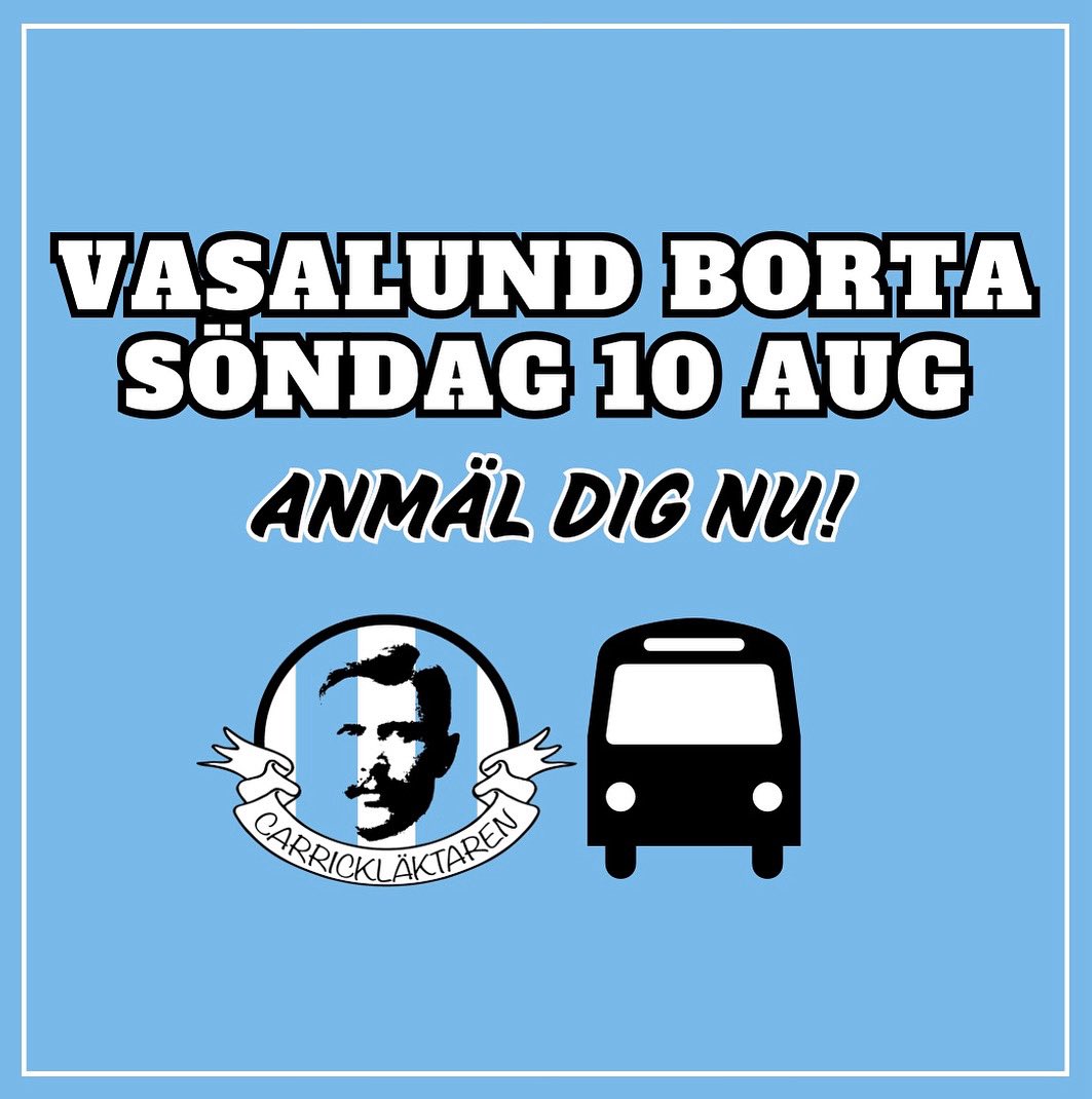 Carricklaktaren's tweet photo. Vasalund borta – anmäl dig nu!
https://t.co/KKrpYVq3kP
#GefleIF @geflepodden https://t.co/xIgDHoXQPS