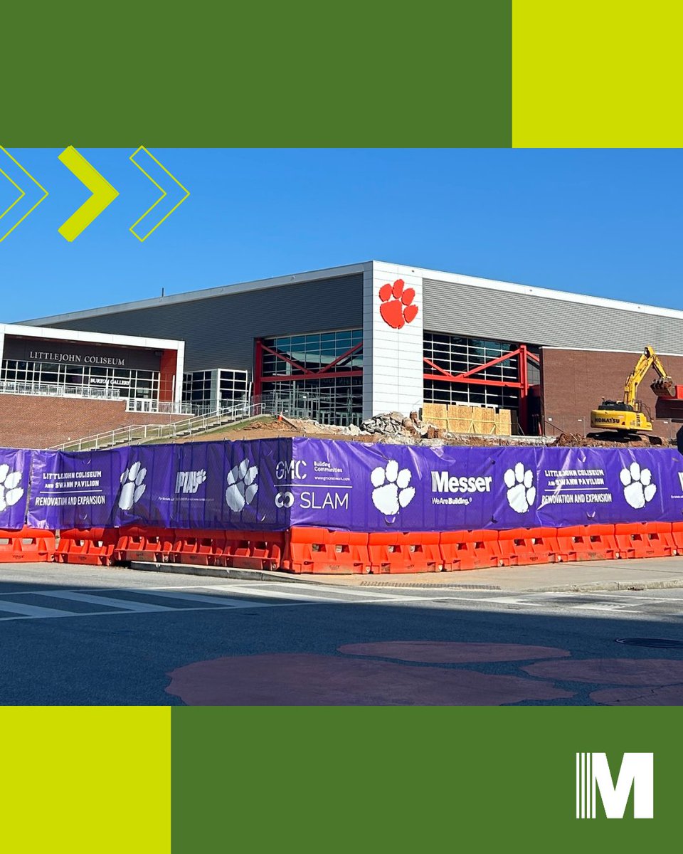 Messer Construction Co. (@messerwearebldg) on Twitter photo Construction is kicking off on the expansion and renovation of Littlejohn Coliseum and Swann Pavilion! We’re excited to continue our partnership with <a href="/ClemsonUniv/">Clemson University</a> as we lead another project on campus. #WeAreBuilding Construction is kicking off on the expansion and renovation of Littlejohn Coliseum and Swann Pavilion! We’re excited to continue our partnership with <a href="/ClemsonUniv/">Clemson University</a> as we lead another project on campus. #WeAreBuilding