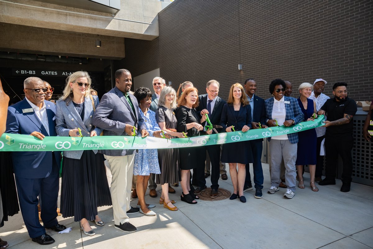 NCDOT Integrated Mobility (@ncdot_imd) on Twitter photo We’re excited to join <a href="/GoTriangle/">GoTriangle</a> in celebrating the grand opening of the RUSBus facility <a href="/RalUnionStation/">Raleigh Union Station</a> in <a href="/DowntownRaleigh/">Downtown Raleigh Alliance</a>!
This new mobility hub connects the dots—linking bus, train, and more—to make getting around the Triangle easier than ever. We’re excited to join <a href="/GoTriangle/">GoTriangle</a> in celebrating the grand opening of the RUSBus facility <a href="/RalUnionStation/">Raleigh Union Station</a> in <a href="/DowntownRaleigh/">Downtown Raleigh Alliance</a>!
This new mobility hub connects the dots—linking bus, train, and more—to make getting around the Triangle easier than ever.