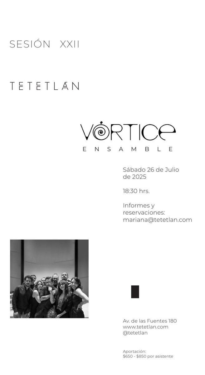 PrismaRU's tweet image. #Melomanía | Alicia Aya nos invita a escuchar al Vórtice Ensamble, dirigido por el compositor Felipe Pérez Santiago, en el que le harán un homenaje al pianista Eugenio Toussaint 🎹🎼
📍 Centro Cultural Tetetlán
📅 Sábado 26 a las 18:30 hrs
#RelatamosAlMundo🌎 #RadioUNAM