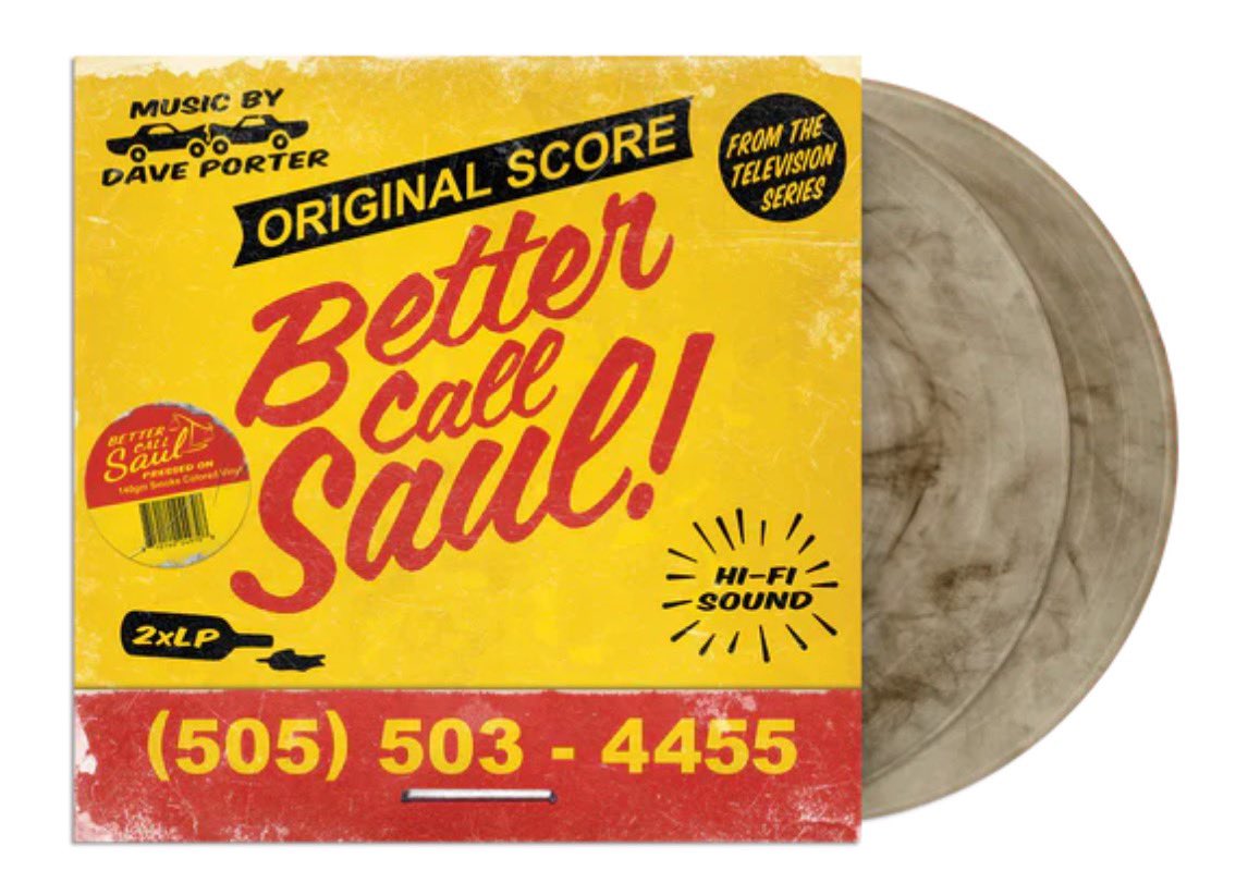 Dave Porter (@daveportermusic) on Twitter photo 4pm today at the <a href="/SonyPictures/">Sony Pictures</a> booth at ComicCon - I’ll be signing these gorgeous limited edition 10th anniversary vinyls of my score from <a href="/BetterCallSaul/">Better Call Saul</a> - get one while they last. 4pm today at the <a href="/SonyPictures/">Sony Pictures</a> booth at ComicCon - I’ll be signing these gorgeous limited edition 10th anniversary vinyls of my score from <a href="/BetterCallSaul/">Better Call Saul</a> - get one while they last.