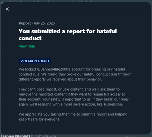 linkkling's tweet image. in better news, that loser who commented on my selfie got his account locked😁😁