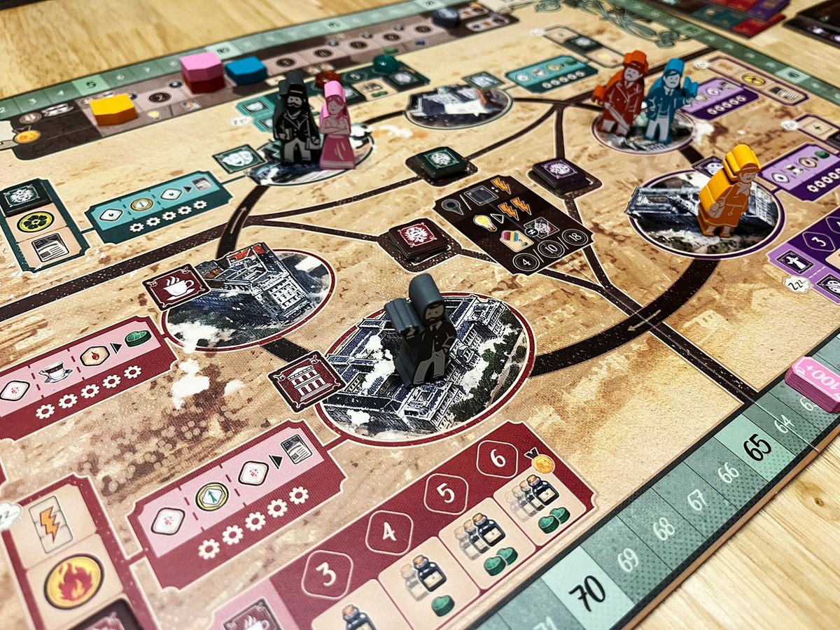 A mind-boggling number of combo-tastic options will baffle budding psychoanalysts in this gorgeously produced heavy Eurogame. Check out Victoria's review of Unconscious Mind boardgamequest.com/unconscious-mi… #boardgames