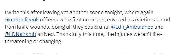 obbsie's tweet image. I've reposted the full post earlier from @csi_london but I thought I'd highlight this paragraph for the benefit of those additional detractors including it seems Farage, now crawling out the woodwork. It's a sight frequently repeated that goes unheralded: