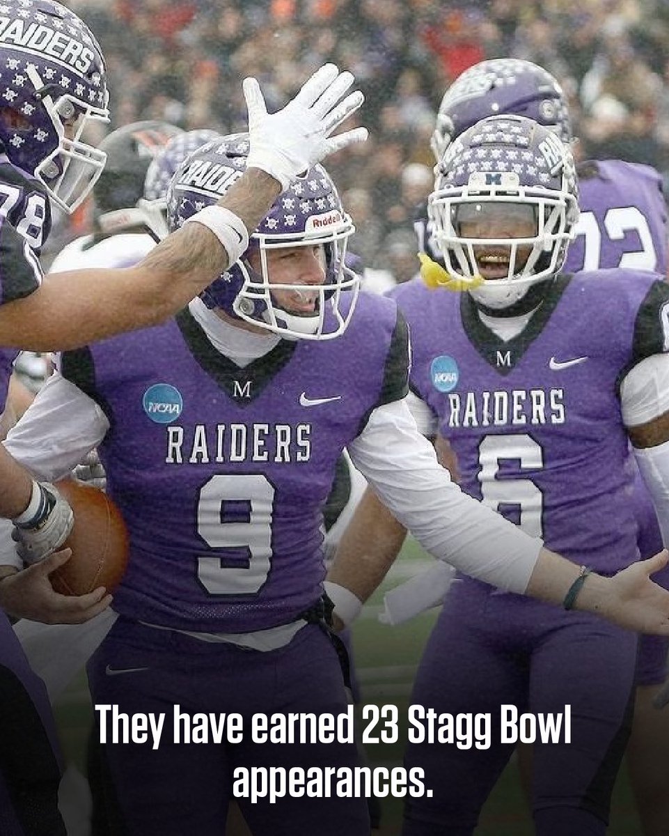 FloCollegeFB's tweet image. Look out for the Purple Raidersπ
Mount Union is the most dominant D3 football program in the nation!
@OHAthleticConf | @MountUnionFB | @purpleraiders | #OACfb