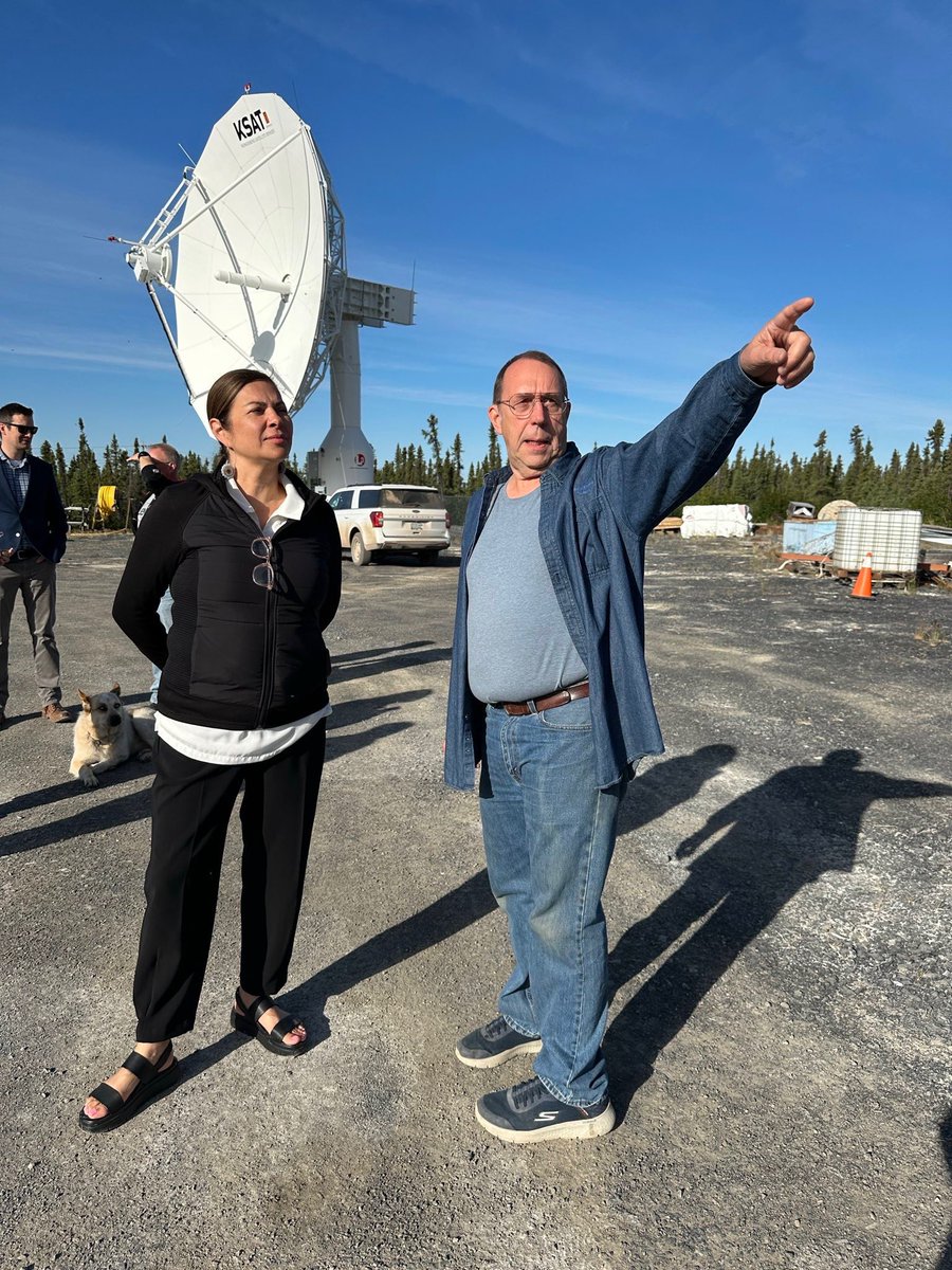 ChartrandMP's tweet image. Just toured the Inuvik Satellite Station Facility — an incredible hub of Arctic innovation and connectivity.
Grateful to the team for showcasing how the North powers global science and communications. 🌍📡
