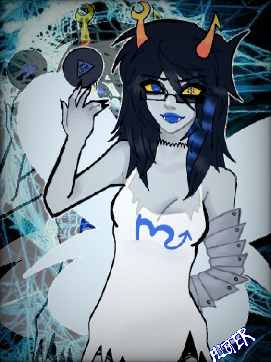 Dumpster_zombie's tweet image. Vriska so evil
#HOM3STUCK