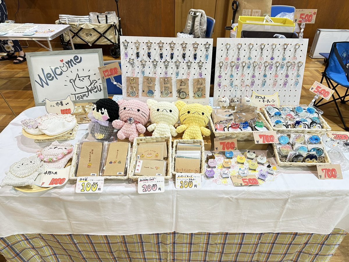 NextNEU's tweet photo. 始まってます‼︎

屋台会館でお待ちしております😊
館内は涼しいですよ✨
外はめちゃくちゃ暑いようなので、熱中症にお気をつけください🥵

#うみまちフェスティバル
#ハンドメイド https://t.co/cKHX5mlP6d