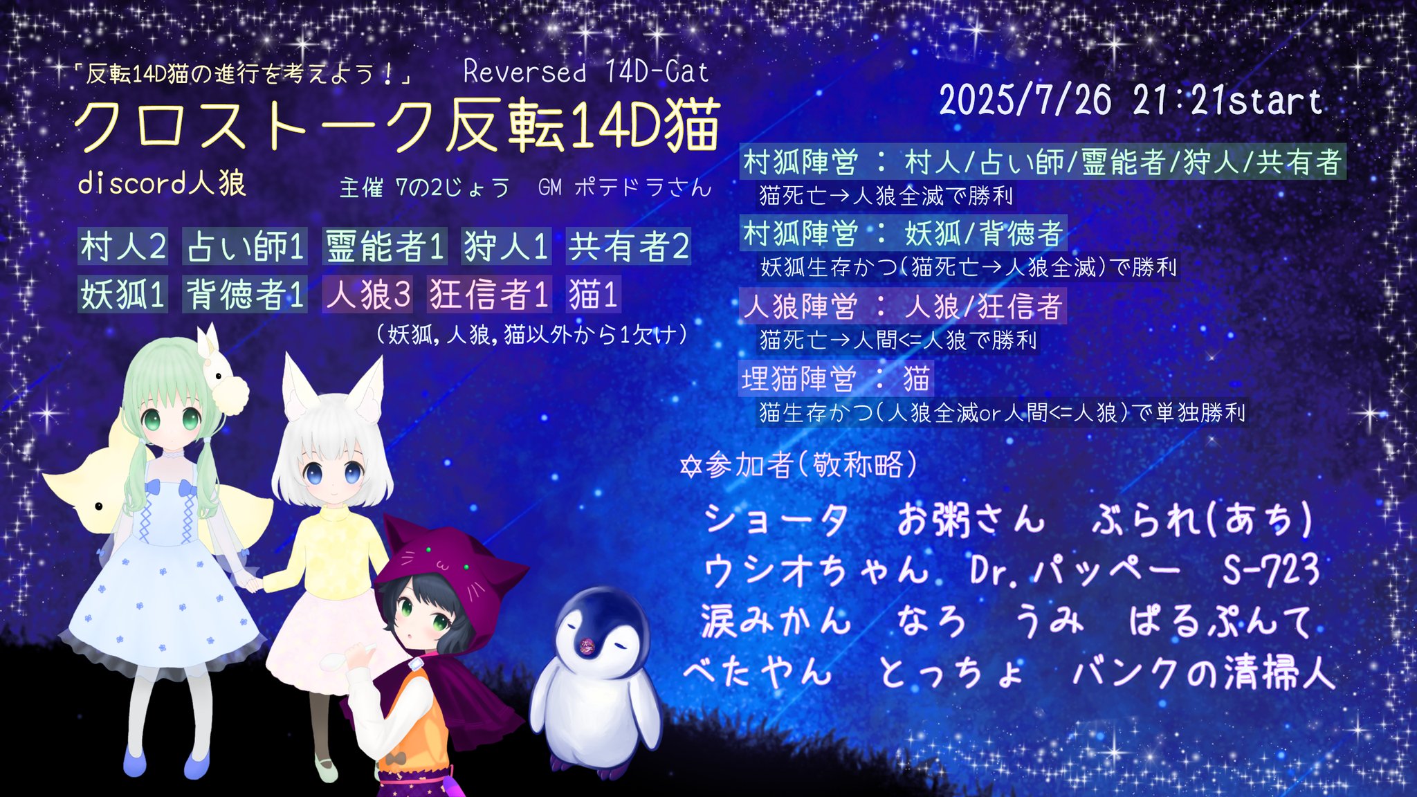 ねこ◎プロフ必読、更新(追記有り)様用 個別オーダー その4-② 49 (7の2じょう)@妖狐依存CO🦊 on X: 