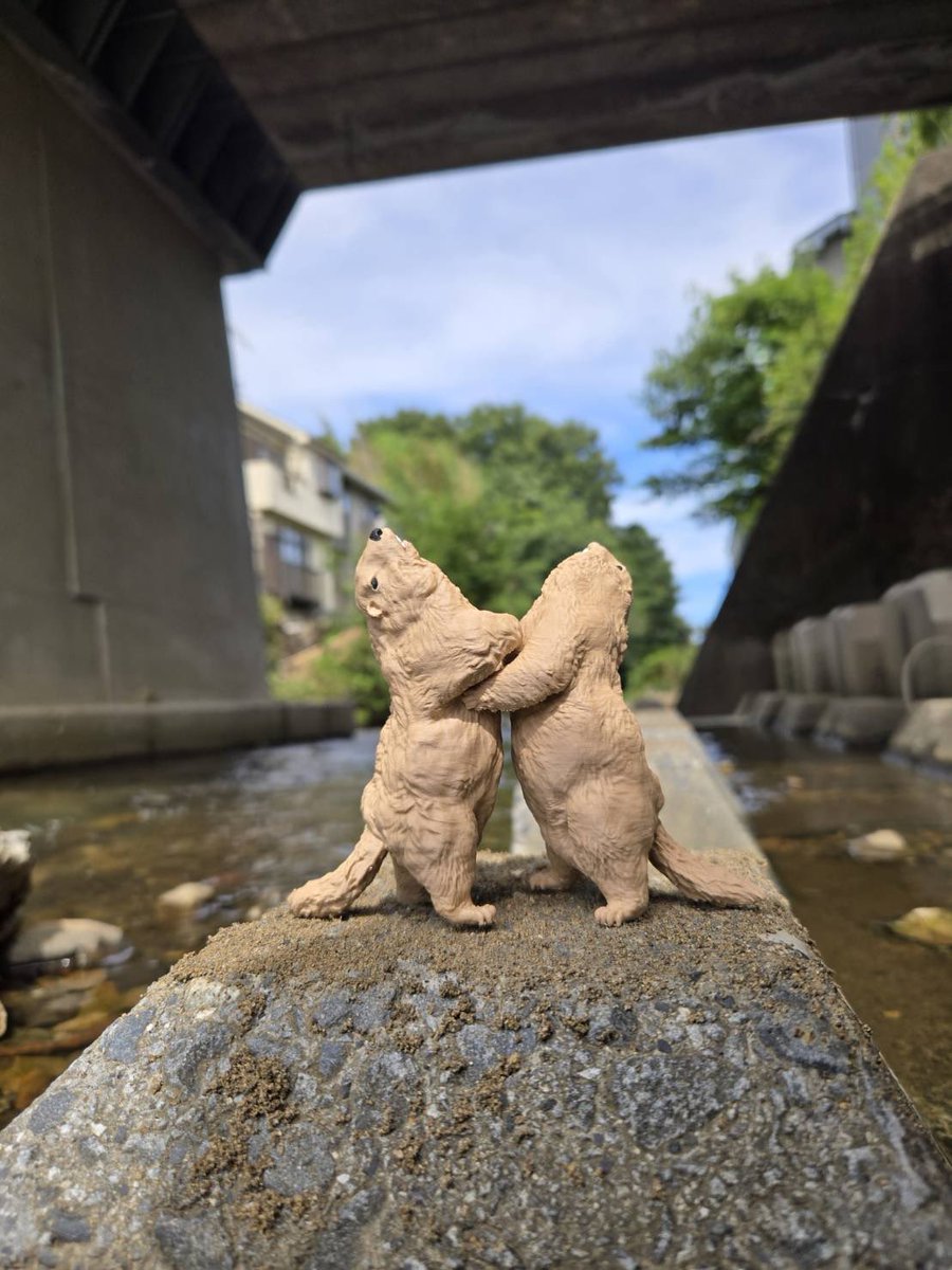 ST_Insomnia's tweet image. 闘うマーモット(彩色版)
2体セットで4000円
ギュイィィィィンエフェクト
別売り1000円
顔の彩色版はイベントのみでの販売になります。オンラインでは販売いたしません。
#WF2025S
#ワンフェス2025夏
#ワンフェスおしながき
#マーモット