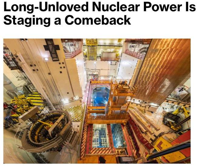 Art Berman (@aeberman12) on Twitter photo The nuclear "come back" exists only in the imaginations of those whose emotional lives are still in the nursery.
Best-case: 6-8% of total world energy by 2050.
It's not about pro or con <a href="/virtualnomad/">JONATHAN TIRONE</a>
It's about too late to make a difference.
bloomberg.com/news/articles/… The nuclear "come back" exists only in the imaginations of those whose emotional lives are still in the nursery.
Best-case: 6-8% of total world energy by 2050.
It's not about pro or con <a href="/virtualnomad/">JONATHAN TIRONE</a>
It's about too late to make a difference.
bloomberg.com/news/articles/…