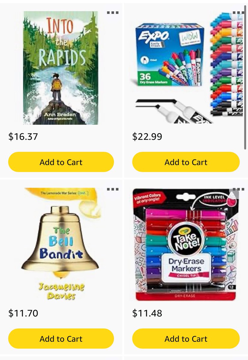 My goal today is to clear my top 4 items from my #clearthelist! Are there any #listheroes 🦸‍♀️ or #listfairies🧚‍♀️🧚‍♀️out there who can help a #teacher out! 

#clearthelist2025 #SupportAClassroom #supportourteachers #texasteacher

amazon.com/hz/wishlist/ls…