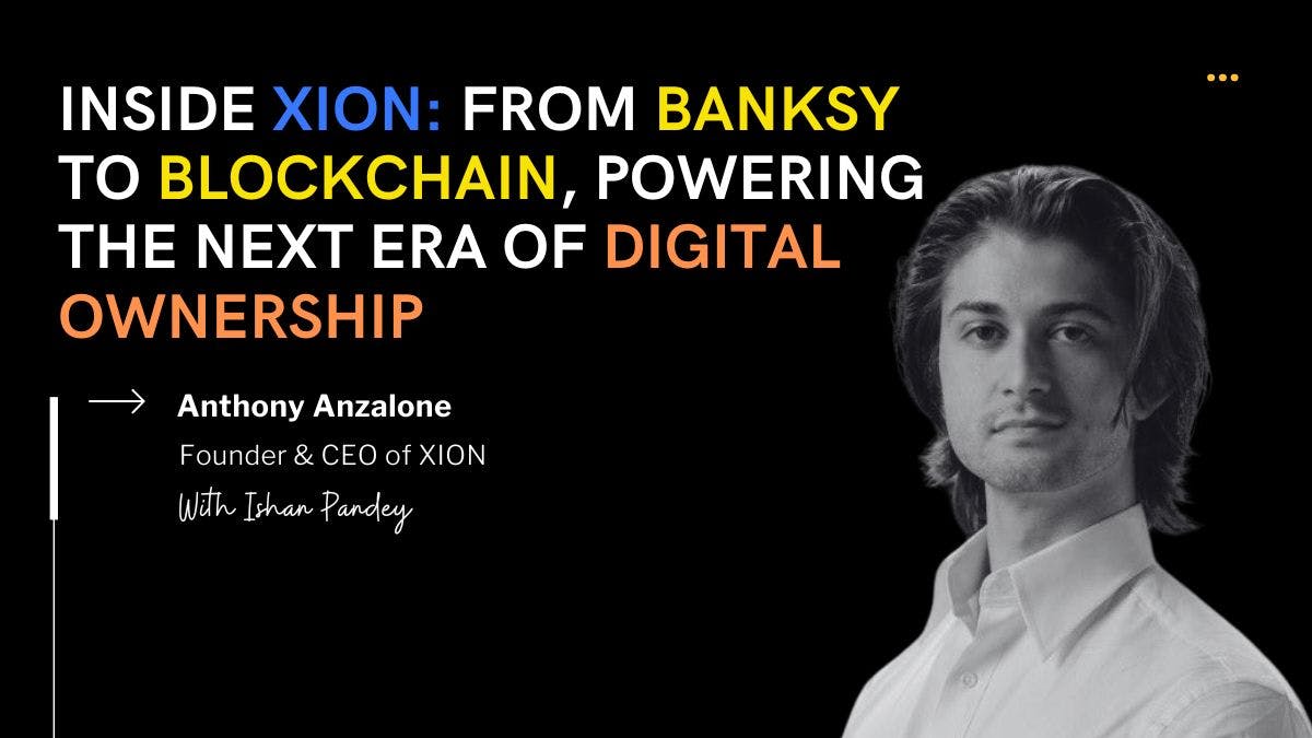 Rivon (@rivon_xyz) on Twitter photo XION Enters APAC: A Defining Leap for Global Web3 Adoption
From <a href="/BurntBanksy/">Burnt Banksy</a> to Blockchain
XION is scaling its vision and it starts in Asia.
In a major appearance on Maeil Business News TV (Korea’s top finance channel), XION founder Anthony Anzalone outlined a strategic XION Enters APAC: A Defining Leap for Global Web3 Adoption
From <a href="/BurntBanksy/">Burnt Banksy</a> to Blockchain
XION is scaling its vision and it starts in Asia.
In a major appearance on Maeil Business News TV (Korea’s top finance channel), XION founder Anthony Anzalone outlined a strategic