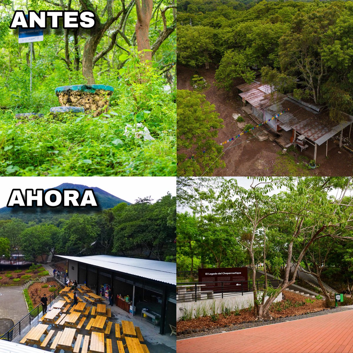 MinistDeMemesSv's tweet image. El Parque de la Familia, en el sector de Placitas, San Miguel, ha sido completamente renovado, convirtiéndose en un nuevo punto de encuentro para quienes disfrutan de actividades al aire libre, caminatas y espacios verdes en armonía con la naturaleza.