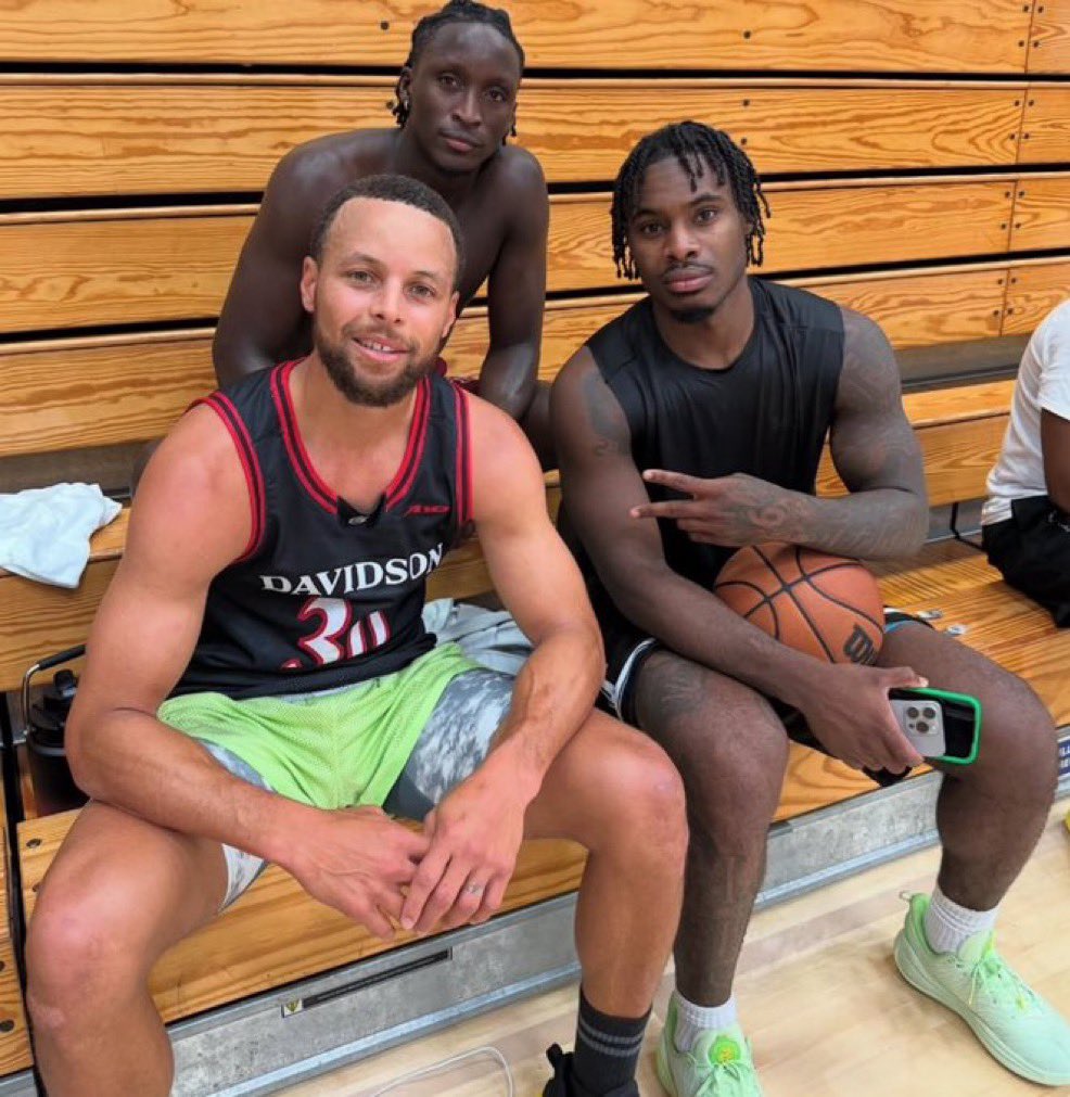 WadexFlash's tweet image. Davion Mitchell has been locked in this off-season.
Heβs going to be one of our best players next season, heβs built for this team.