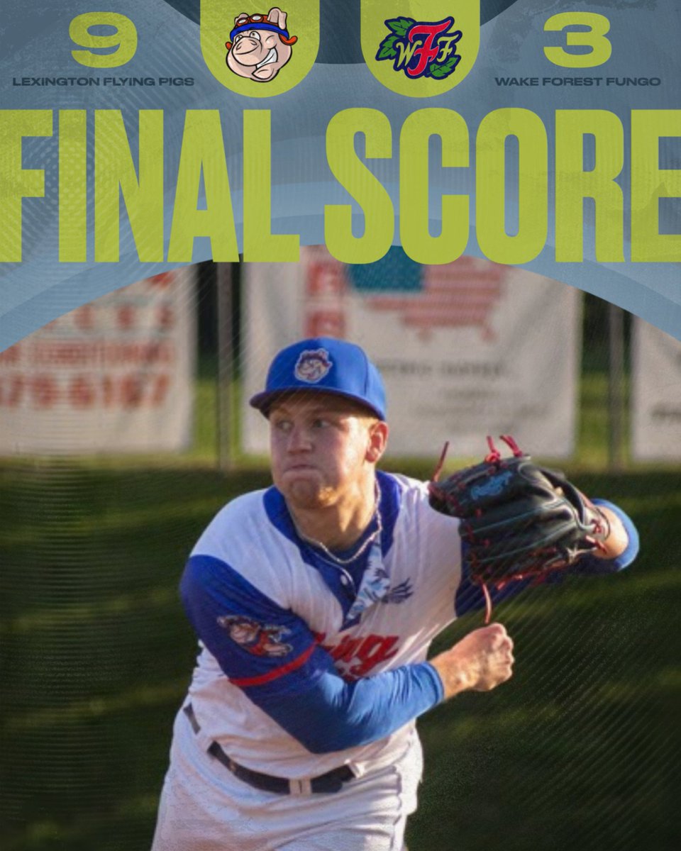 ONSLBaseball's tweet image. 🐷 OINK OINK 🐷

The Lexington Flying Pigs dominate from start to finish to prevail 9-3 over the Wake Forest Fungo to be crowned the Piedmont Division Playoff Champions!

#ThisIsONSL