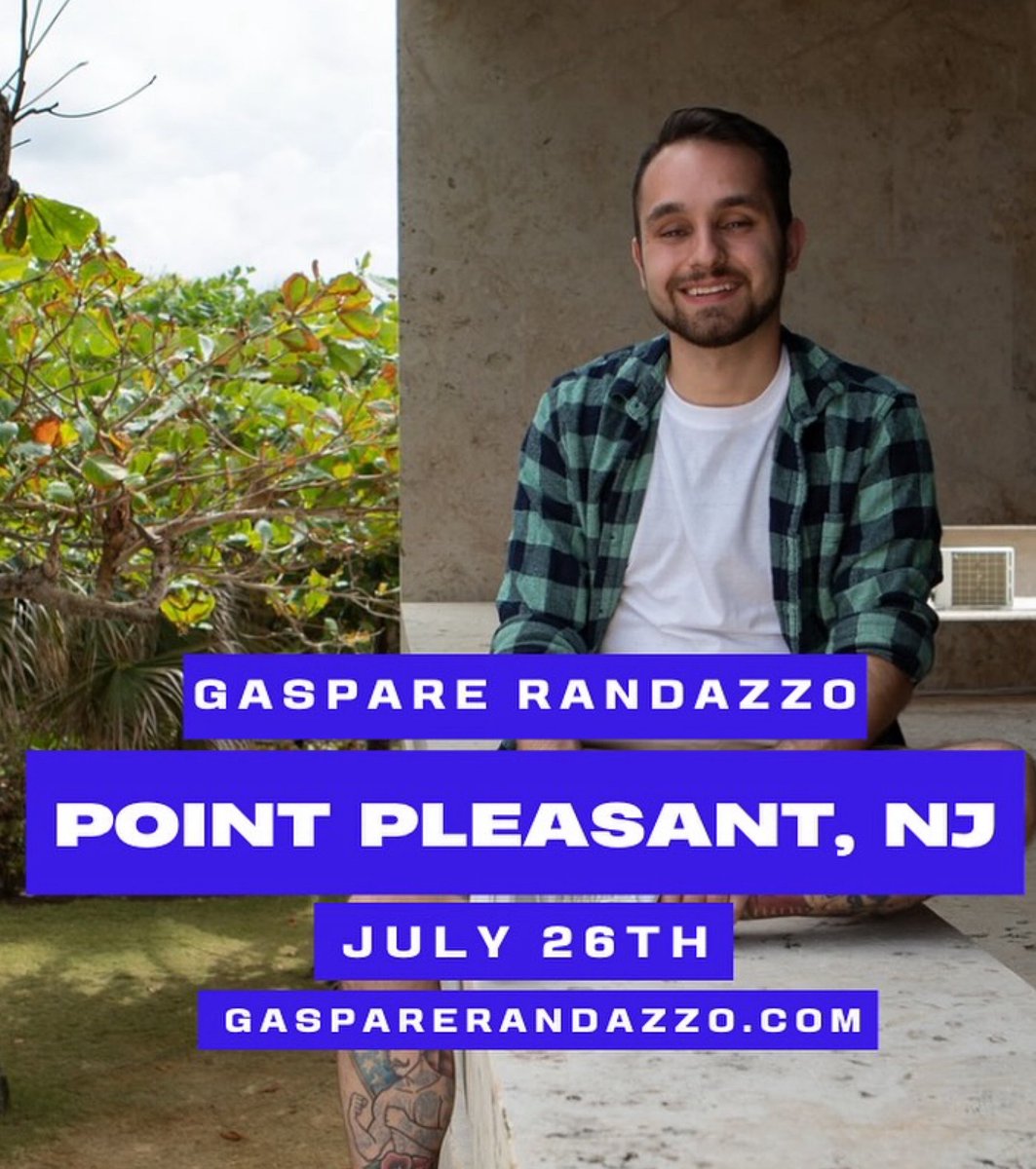 It’s not too late to get your tickets to see Gaspare Randazzo tomorrow at the club! ci.ovationtix.com/35774/producti…