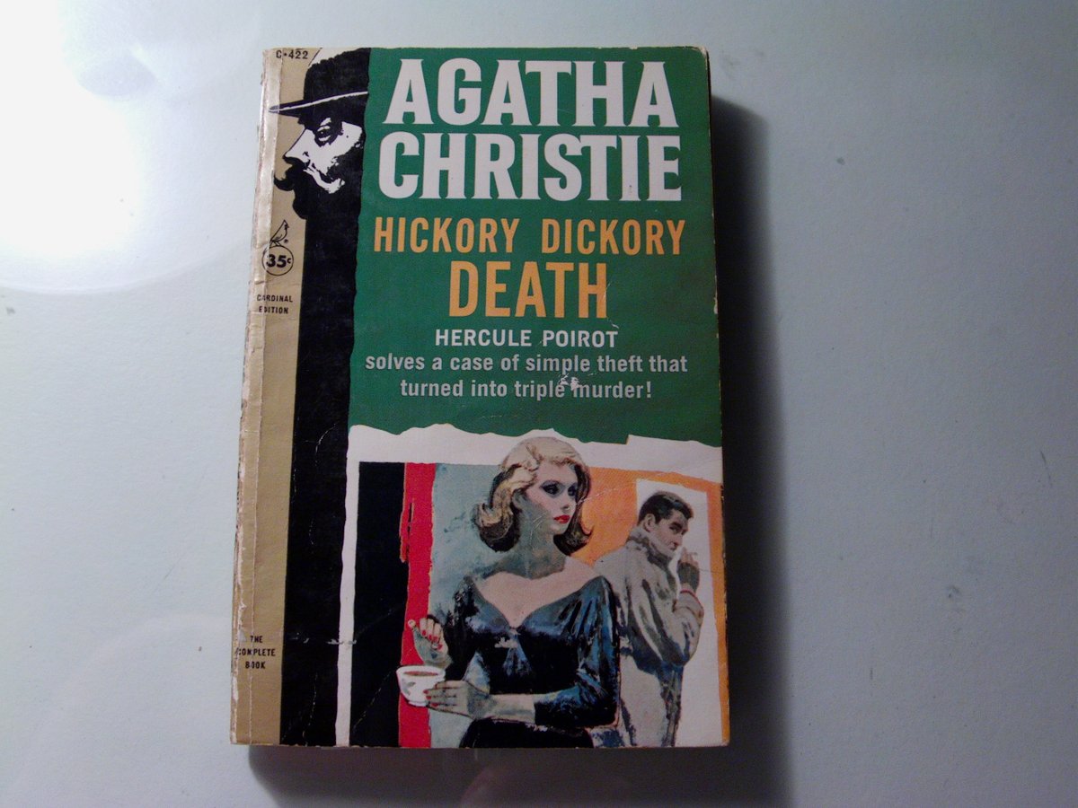 Hickory Dickory Death - Agatha Christie
Vintage Agatha Christie. Hercule Poirot. Originally titled Hickory Dickory Dock in Britain. From 1955. Mystery set in a student hostel.
#Books #Paperbacks 
thegoldenhornblog.blogspot.com/2025/07/hickor…
