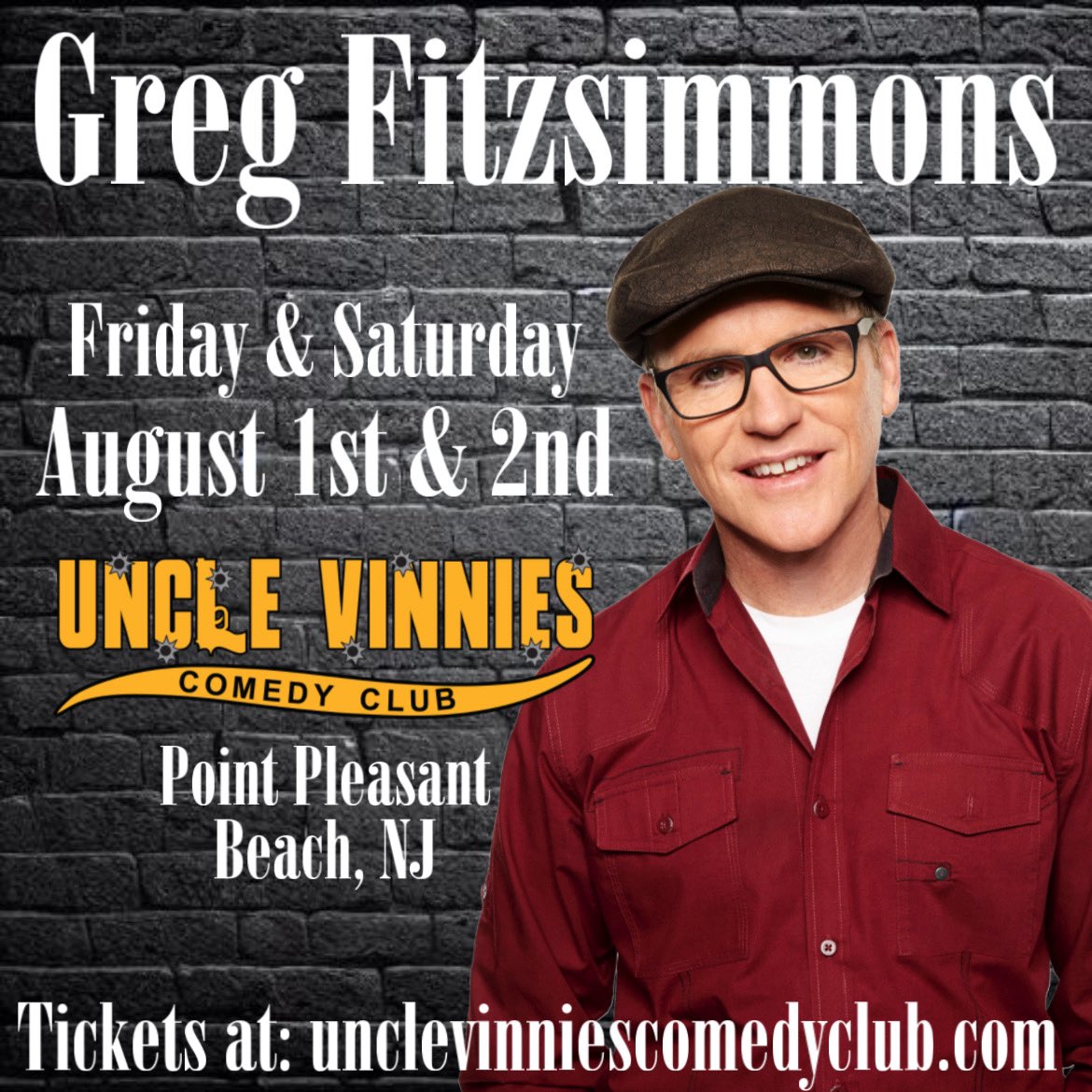 Next week hang out with Greg Fitzsimmons at the club!  ci.ovationtix.com/35774/producti…