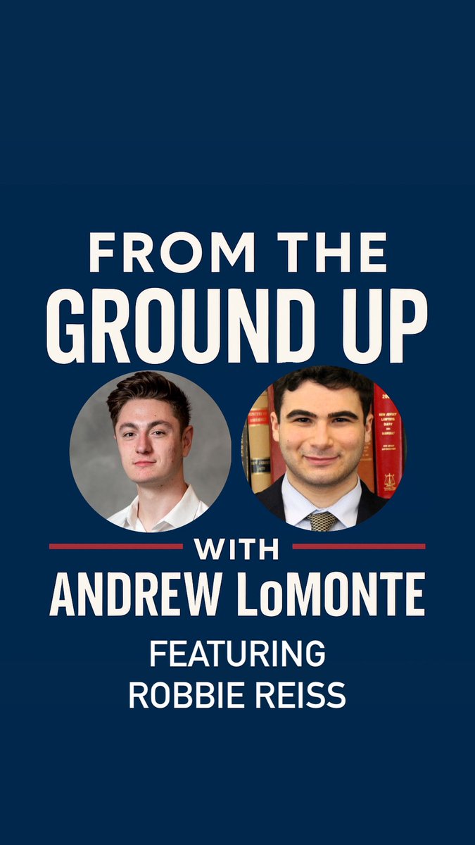 AndrewLomonte's tweet photo. From The Ground Up | Episode 3🎙️

My guest today is the Vice President of CDNJ and Rutgers Democrats, Robbie Reiss! 🇺🇸

Tune in for weekly episodes every Friday! 💙 https://t.co/lQfLrFNSy1