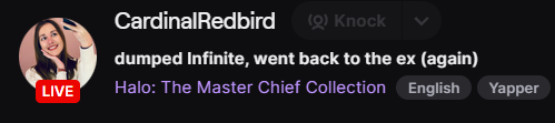 CardinalRedbird's tweet image. come through