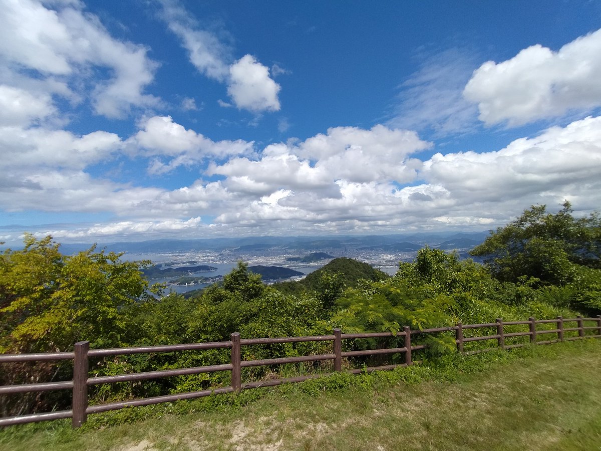 絵下山より、広島市内の眺望。
#のろしリレー