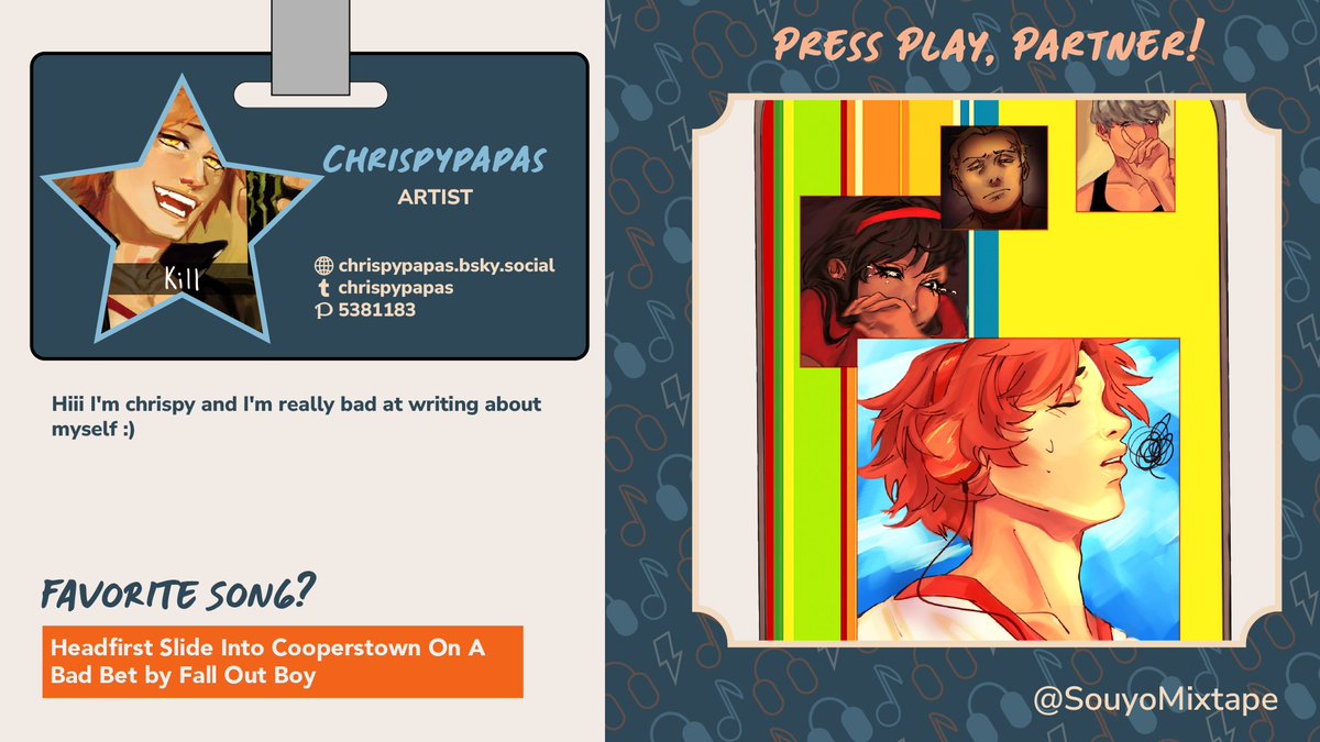 souyomixtape's tweet image. relax with chrispypapas chill illustration~ 📻