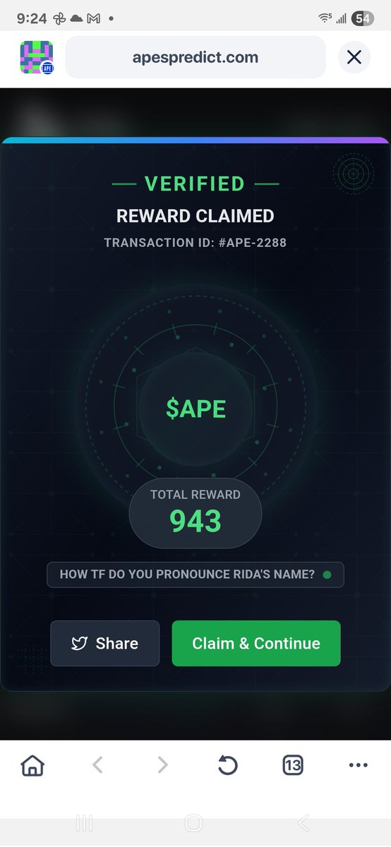 CryptoBullyzNFT's tweet image. I entered a ton of Apes Predict prompts on @ClutchMarkets
Drop thousands of @apecoin today.. am I gonna make it like I did with this freebie here: