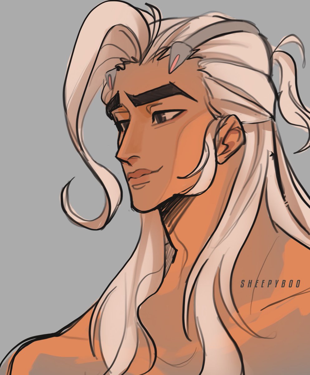 SheepyBoo_'s tweet image. Some screenshot redraws of Lifeweaver because I like to study himmm #ow2