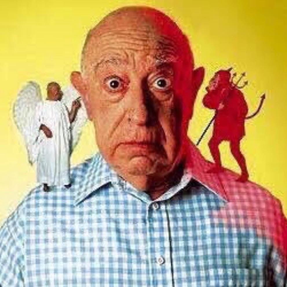 SwedishCanary's tweet image. My biggest problem is I’ve got an angel on one shoulder and a devil on the other and I’m deaf in one ear…