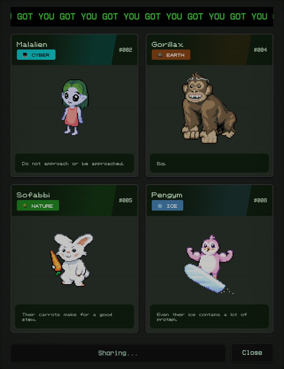 Gink5814.eth🐣 (@gink5814) on Twitter photo Starting hand looking kinda rare 👀
GM <a href="/milady/">milady</a> <a href="/sofamon_xyz/">Sofamon 🐰</a> <a href="/pudgypenguins/">Pudgy Penguins</a> and I don't know if it's BAYC or cyberKongz.
Might already be winning before the first spin?
YOU GOT YOU GOT YOU GOT YOU GOT YOU GOT YOU GOT YOU GOT YOU GOT YOU GOT YOU GOT YOU GOT <a href="/OttoSuwenNFT/">Otto Suwen</a> Starting hand looking kinda rare 👀
GM <a href="/milady/">milady</a> <a href="/sofamon_xyz/">Sofamon 🐰</a> <a href="/pudgypenguins/">Pudgy Penguins</a> and I don't know if it's BAYC or cyberKongz.
Might already be winning before the first spin?
YOU GOT YOU GOT YOU GOT YOU GOT YOU GOT YOU GOT YOU GOT YOU GOT YOU GOT YOU GOT YOU GOT <a href="/OttoSuwenNFT/">Otto Suwen</a>