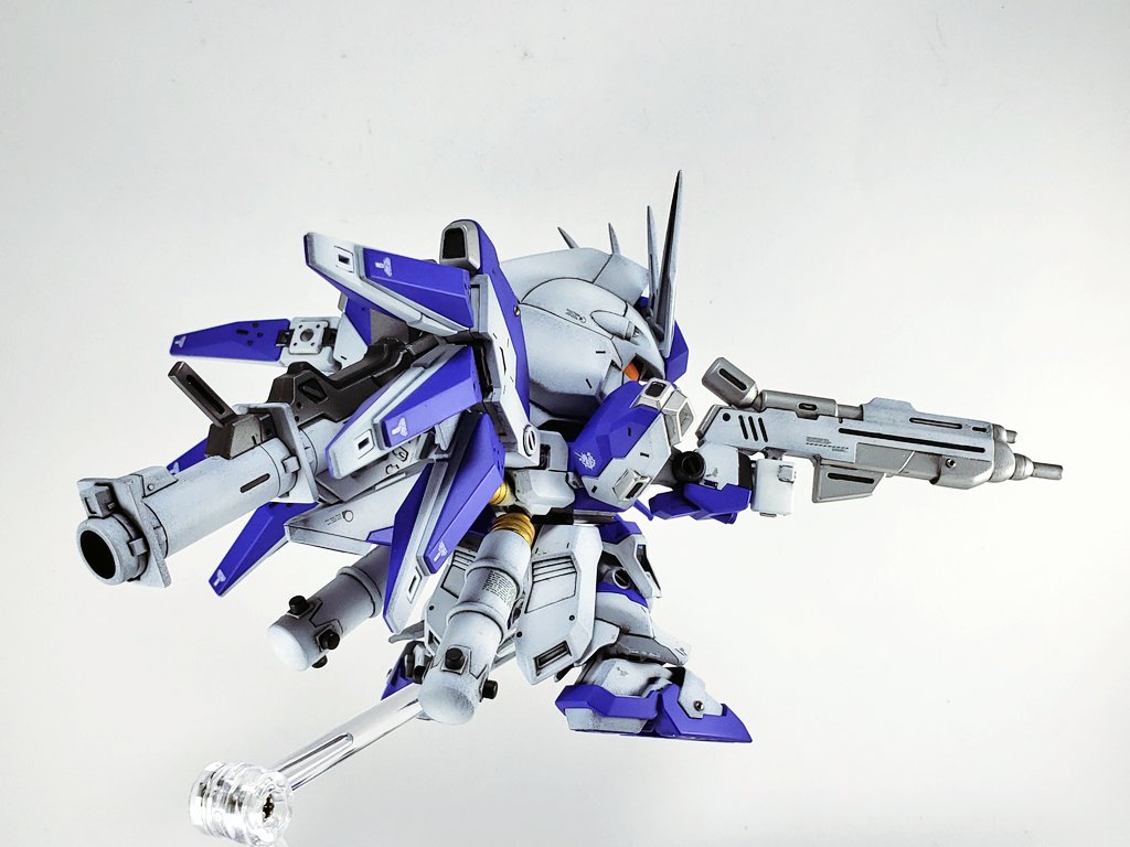 GunplaMuscle's tweet image. Hi-νガンダムでございマッスル✨💪
#バックショットグランプリ2025夏
