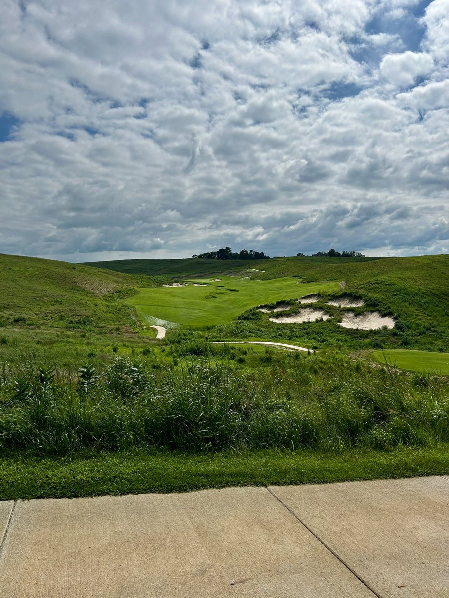 Tough to beat a day “up top” <a href="/LandmandG/">LandmandGC</a> 

Also seeing <a href="/NRW4ISU/">Nick Weihs</a> hit the windsock (flag) 303 yards off the tee on 17, was pretty darn cool!