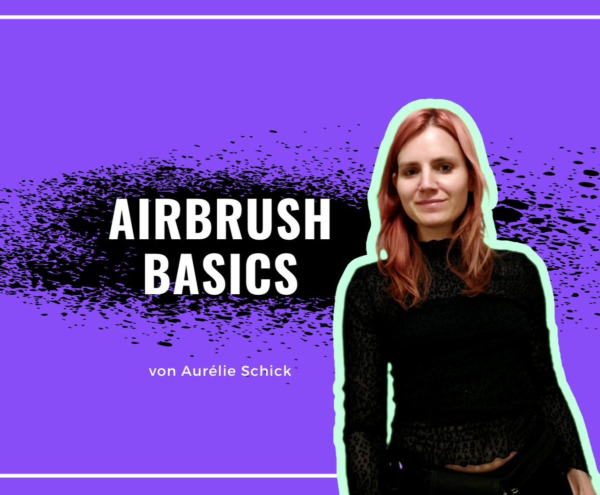aurelie_schick's tweet image. My talk about #airbrushing. I talk about the initial equipment, thinners, budget and common mistakes, among other things. Helpful tips that I wish I had known at the beginning. If you want to save yourself a lot of frustration and save your wallet, you've come to the right place.