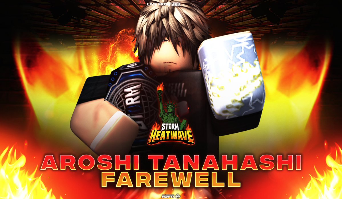Tomorrow..

After a reign defined by resilience and legacy, <a href="/AceAroshi/">Aroshi Tanahashi</a>  is forced to relinquish the STORM Championship following a brutal injury at the hands of <a href="/taylerkosher/">TC42</a>.

#THANKYOUACE #OPRWSTORM2025 #STORMHEATWAVE